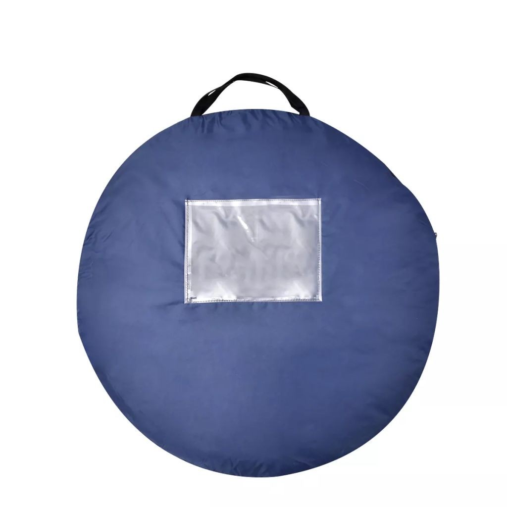 Pop-up Camping Tent 2 Persons Navy Blue / Light Blue